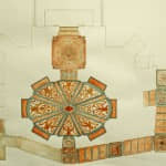 Plano de Planta de techos actual de la cripta del Panteón Ducal