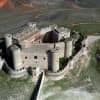 Vista aérea del Castillo de Belmonte. Cuenca