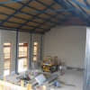 Interior durante la construcción