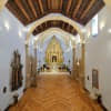 Vista del interior de la iglesia hacia el prestiterio tras la restauración