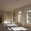 Vista del salón durante los trabajos de restauración