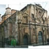 Fachada a Plaza Romea antes de la restauración