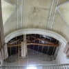 Interior de la iglesia con las nuevas cerchas