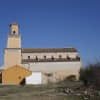 Vista lateral de la iglesia antes de los trabajos