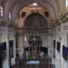 Vista hacia el presbiterio antes de su restauración