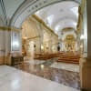 Interior de la iglesia tras los trabajos